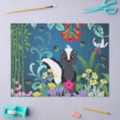 Woodland Skunk Tissue Paper Tissuepapier (Craft)