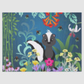 Woodland Skunk Tissue Paper Tissuepapier (Voorkant)
