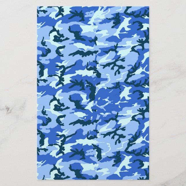 Woodland Sky Blue Camouflage (Voorkant)