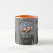 Woodland Sleepy Beer Coffee Mok | Cozy Forest Anim (Midden)