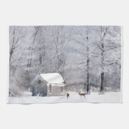 Woodland Snow Kitchen Towel Theedoek