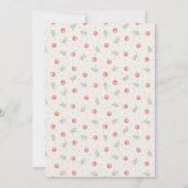 Woodland Snowman Baby shower Invitation Kaart (Achterkant)