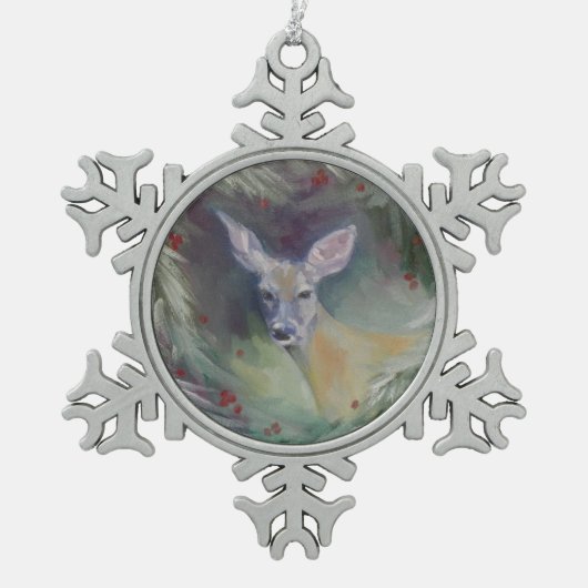 Woodland Spirit Snowflake Ornament (Voorkant)