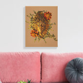 Woodland Spirit Stretched Canvas Print (Insitu (Woonkamer))