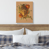 Woodland Spirit Stretched Canvas Print (Insitu (Slaapkamer))