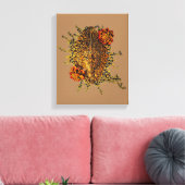Woodland Spirit Stretched Canvas Print (Insitu (Woonkamer))