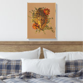 Woodland Spirit Stretched Canvas Print (Insitu (Slaapkamer))