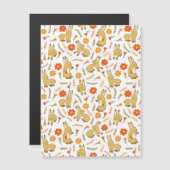 Woodland Spring Bunny Rabbit Floral (Voorkant / Achterkant)