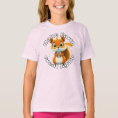 Woodland Squirrel Acorn maakt de aarde weer geweld T-shirt (Voorkant)