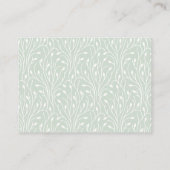 Woodland Squirrel Baby shower Display Douche Informatiekaartje (Achterkant)