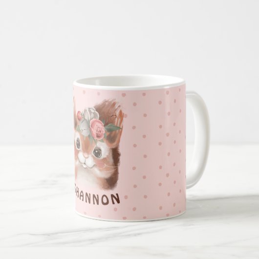 Woodland Squirrel Coffee Mok (Voorkant rechts)