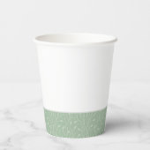 Woodland Squirrel Moeder & Baby shower Papieren Bekers (Achterkant)