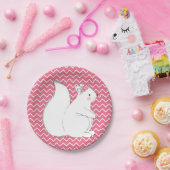 Woodland Squirrel Papieren Bordje (Feest)