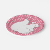 Woodland Squirrel Papieren Bordje (Gekanteld)