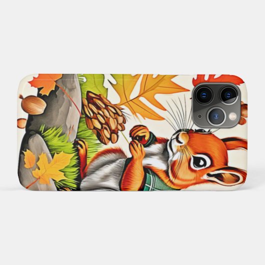 Woodland Squirrel Uitzicht Design Case-Mate iPhone Case (Achterkant (horizontaal))