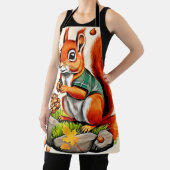 Woodland Squirrel Uitzicht Design Schort (Insitu)