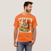 Woodland Squirrel Uitzicht Design T-shirt (Voorkant volledig)