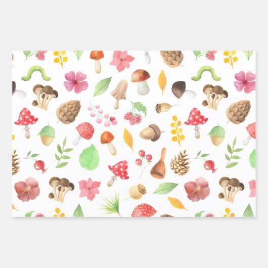 Woodland Squirrel Wrapping Paper Set (Voorkant)