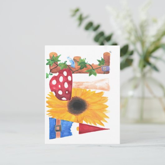 Woodland Stemming Briefkaart (Staand voorkant)