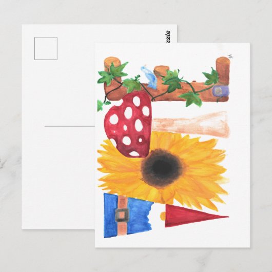 Woodland Stemming Briefkaart (Voorkant / Achterkant)