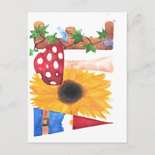 Woodland Stemming Briefkaart (Voorkant)