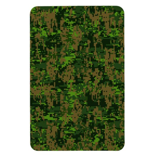 Woodland stijl digitale camouflage accent decorati magneet (Verticaal)