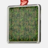Woodland stijl groen digitaal camouflagepatroon metalen ornament (Links)