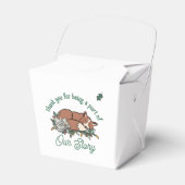 Woodland Storybook Baby shower Bedankdoosjes (Voorkant Zijde)