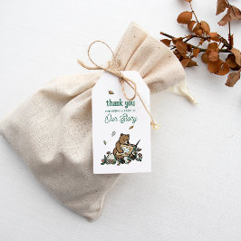 Woodland Storybook Baby shower Bedankt Cadeaulabel