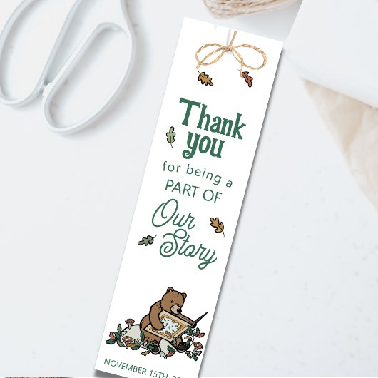Woodland Storybook Baby shower Bladwijzer Sheet