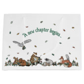 Woodland Storybook Baby shower Groot Cadeauzakje (Voorkant)