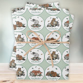 Woodland Storybook Baby shower Inpakpapier Vel