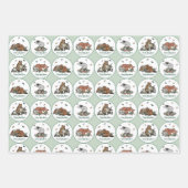 Woodland Storybook Baby shower Inpakpapier Vel (Voorkant)