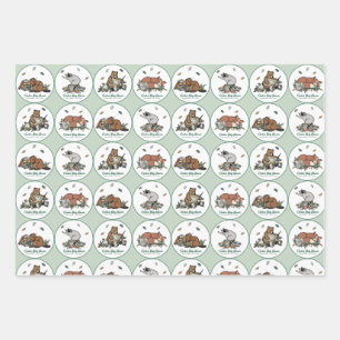 Woodland Storybook Baby shower Inpakpapier Vel