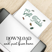 Woodland Storybook Cadeaubordje Poster