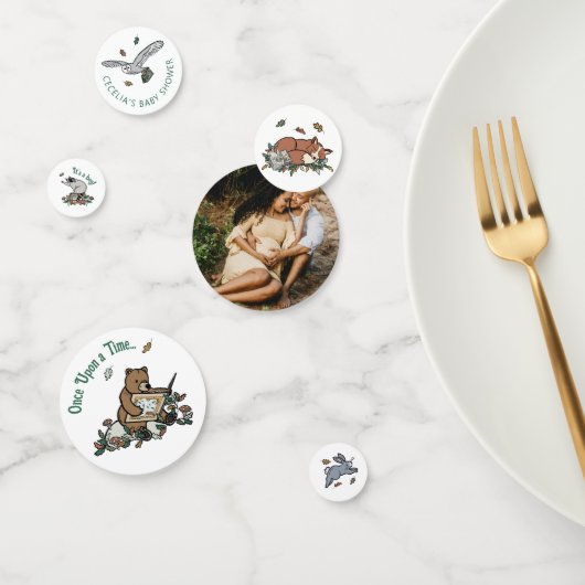 Woodland Storybook Forest Animals Baby shower Confetti (Groep)