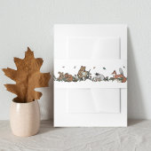 Woodland Storybook Forest Animals Baby shower Uitnodigingen Wikkel