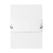 Woodland Storybook Forest Animals Baby shower Uitnodigingen Wikkel (Achterkant Voorbeeld)