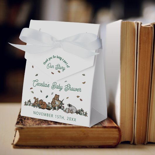 Woodland Storybook Personal Message Baby shower Bedankdoosjes