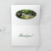 Woodland Stream Bedankkaart (Binnen)