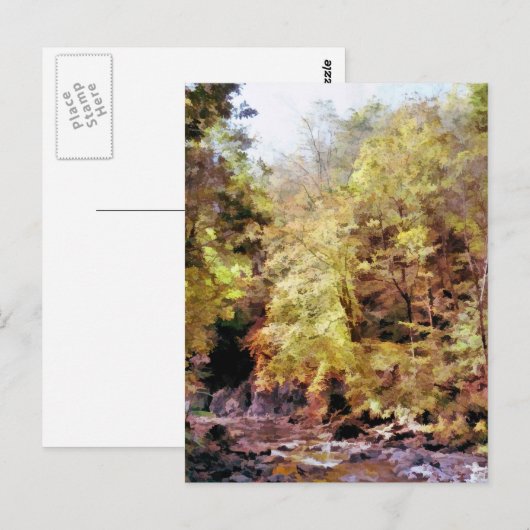 WOODLAND STREAM BRIEFKAART (Voorkant / Achterkant)