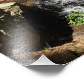 Woodland Stream Foto Afdruk (Hoek)