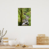 Woodland Stream in het Lake District Poster (Keuken)