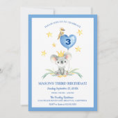 Woodland Struik Baby Koala kinderen Verjaardag Kaart (Voorkant)