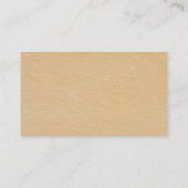 Woodland Style Cabin Rental Service Visitekaartje (Achterkant)