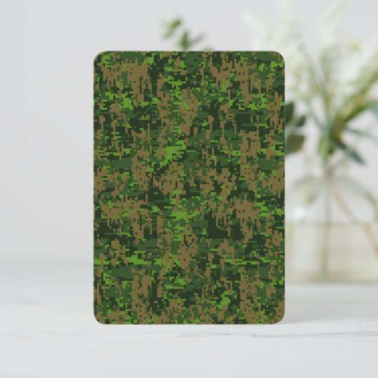 Woodland Style Digital Camouflage Accent (Staand voorkant)
