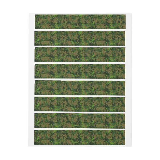 Woodland Style Digital Camouflage Accent Decor (Vel)