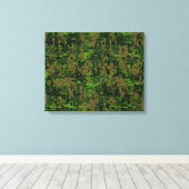 Woodland Style Digital Camouflage Accent Decor Canvas Afdruk (Insitu (Houten vloer))