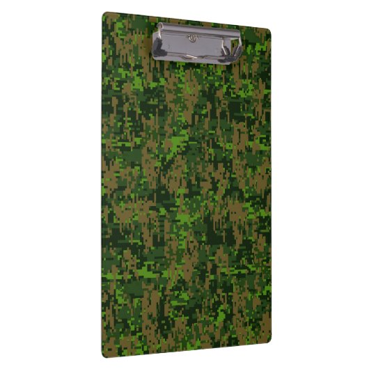 Woodland Style Digital Camouflage Accent Decor Klembord (Rechts)