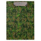 Woodland Style Digital Camouflage Accent Decor Klembord (Voorkant)